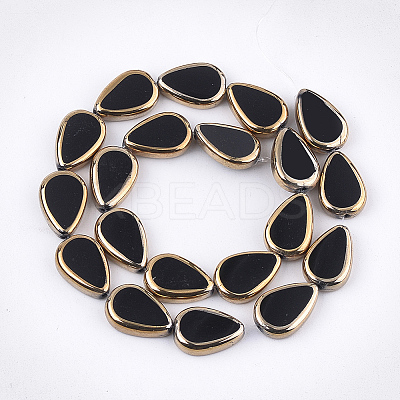 Electroplate Glass Beads Strands X-EGLA-S188-04A-1
