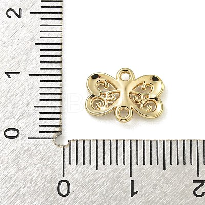 Alloy Hollow Connector Charms PALLOY-F310-02G-01-1