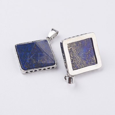 Natural Lapis Lazuli Pendants G-E442-02O-1