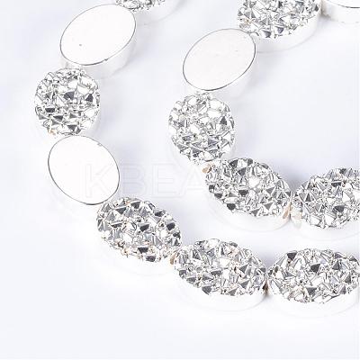 Electroplate Non-magnetic Synthetic Hematite Bead Strands G-Q465-01S-1