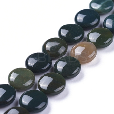 Natural Bloodstone Beads Strands G-G805-D03-1
