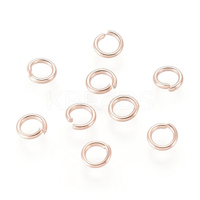 304 Stainless Steel Open Jump Rings STAS-O098-01RG-07-1