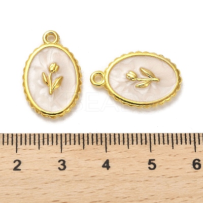 Alloy Enamel Pendants ENAM-R145-05G-1