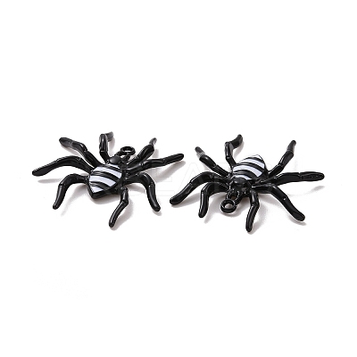 Halloween Rack Plating Alloy Enamel Pandants PALLOY-O109-56EB-1