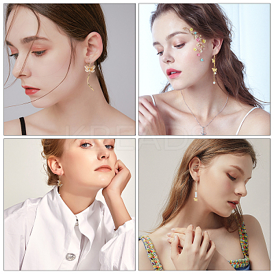 DIY Butterfly Themed Earring Making Kits DIY-SC0001-97G-1
