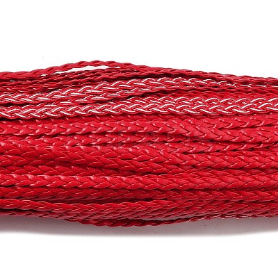 3-Ply PU Leather Braided Cord OCOR-Q059-01E-1