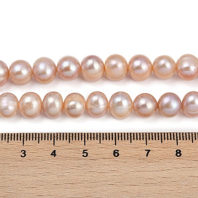 Natural Cultured Freshwater Pearl Beads Strands PEAR-I007-07J-07B-1