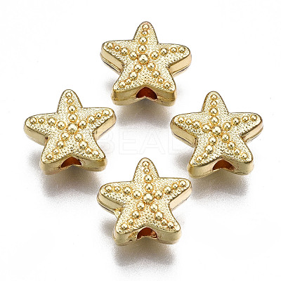 Rack Plating Alloy Beads PALLOY-T077-140LG-RS-1