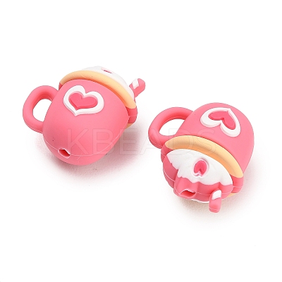 Cooffee Theme Silicone Beads SL-CBA6E44-01A-1