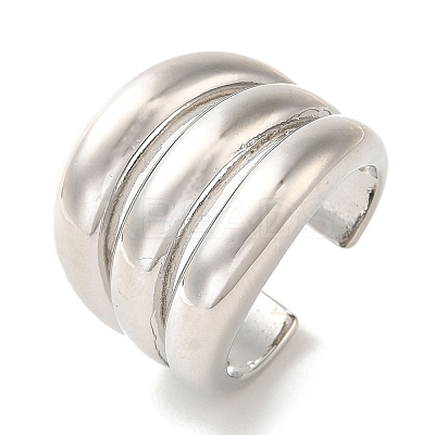 Rack Plating Brass Cuff Rings RJEW-H228-16P-02-1