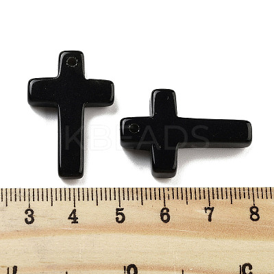 Natural Obsidian Pendants G-H007-09F-1
