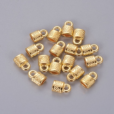Tibetan Style Alloy Cord Ends X-K0PAR011-1