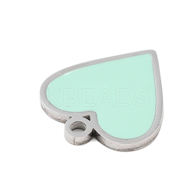 304 Stainless Steel Enamel Pendants STAS-Z078-23P-1