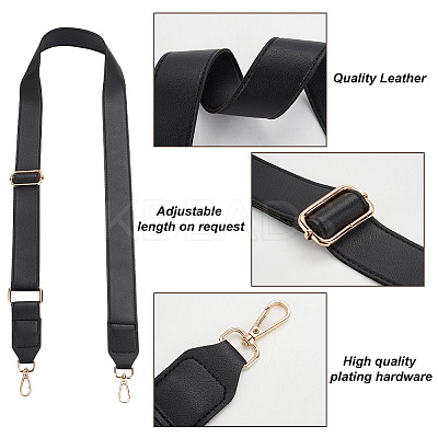 Imitation Leather Adjustable Wide Bag Handles FIND-WH0126-323B-1