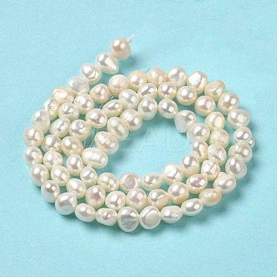 Natural Cultured Freshwater Pearl Beads Strands PEAR-E017-24-1
