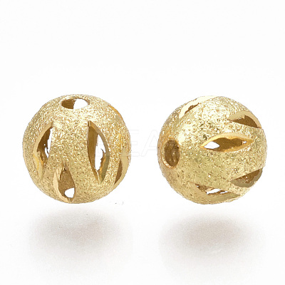Brass Filigree Beads KK-S34-251B-1