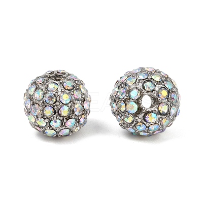 Alloy Rhinestone Beads RB-A034-10mm-A28P-1