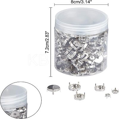 Stainless Steel Sew on Prong Settings STAS-UN0008-48P-1