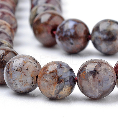 Natural Pietersite Beads Strands G-R446-6mm-13-1