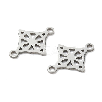 304 Stainless Steel Viking Knot Connector Charms X-STAS-G361-03P-1