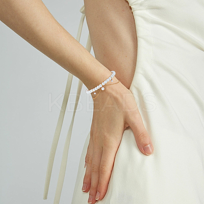 90Pcs 3 Style Plastic Imitation Pearl Pendants KK-BC0012-94-1