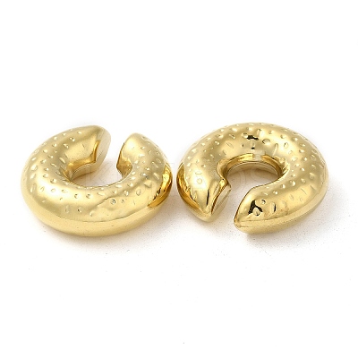 Ion Plating(IP) 304 Stainless Steel Cuff Earrings EJEW-Z022-01G-1
