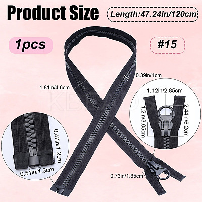 Cloth Sewing Zippers for Tailors FIND-WH0110-844-1