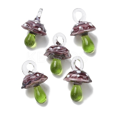 Handmade Lampwork Pendants LAMP-M021-01I-1