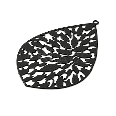 Spray Printed 430 Stainless Steel Pendants X-STAS-P359-01I-1