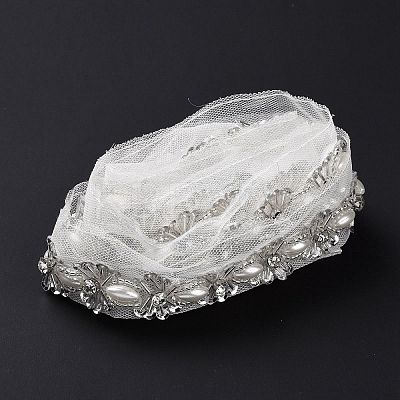 Lace Organza Trimming DIY-XCP0002-48-1