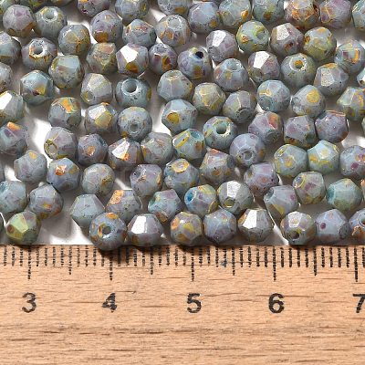 Picasso Baking Paint Glass Seed Beads SEED-A032-02A-16-1