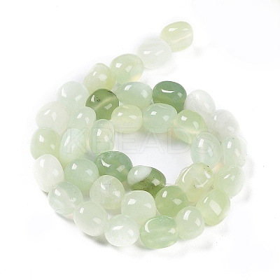 Natural New Jade Beads Strands G-C038-02N-1