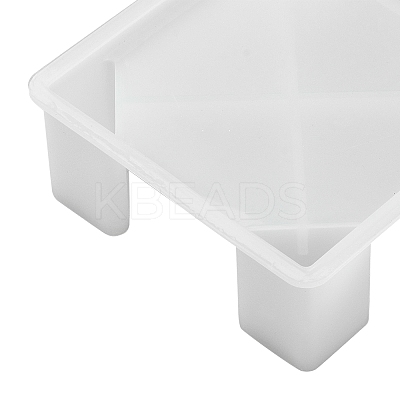 2Pcs 2 Style DIY Coaster Silicone Molds DIY-FS0004-92-1