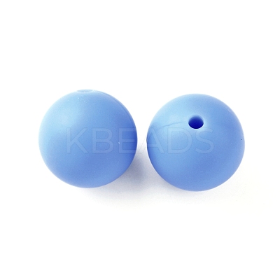 Food Grade Eco-Friendly Silicone Focal Beads SIL-WH0013-01N-1