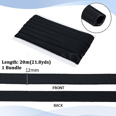 Solid-colored Hollow Out Polycotton Ribbons OCOR-WH0101-234C-1