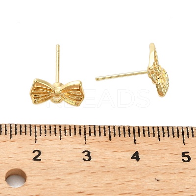 Alloy Stud Earring Findings PALLOY-I224-01G-1