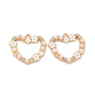 Alloy Enamel Pendants ENAM-C005-25G-02-1