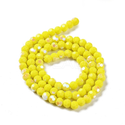 Opaque Glass Beads Strands EGLA-A035-P4mm-L04-1