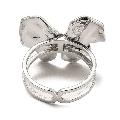 Non-Tarnish 304 Stainless Steel Open Cuff Rings RJEW-Z018-14P-1