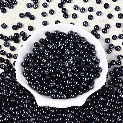 500Pcs Transparent Glass Seed Beads SEED-PA0001-08D-1