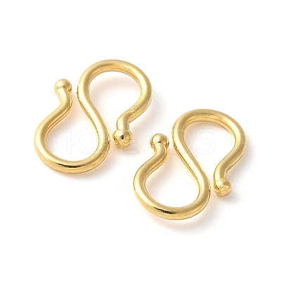 304 Stainless Steel S-Hook Clasps STAS-Z124-04A-G-1