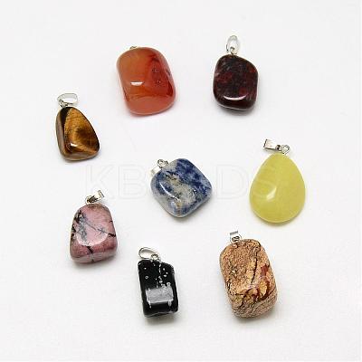 Natural & Synthetic Mixed Stone Pendants G-Q469-05-1