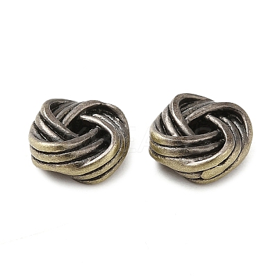 Tibetan Style Rack Plating Brass Bead KK-Q805-23AB-1