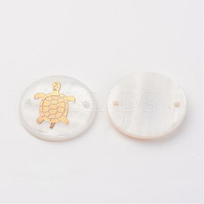 Freshwater Shell Links connectors SHEL-S247-05-1