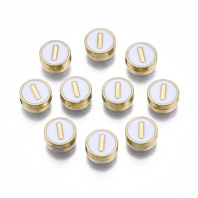 Alloy Enamel Beads ENAM-N052-006-01I-RS-1