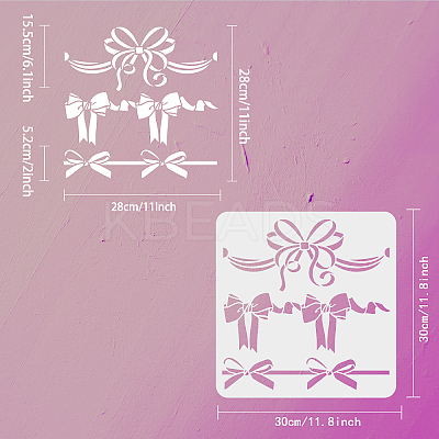 PET Hollow Out Drawing Painting Stencils DIY-WH0391-0198-1