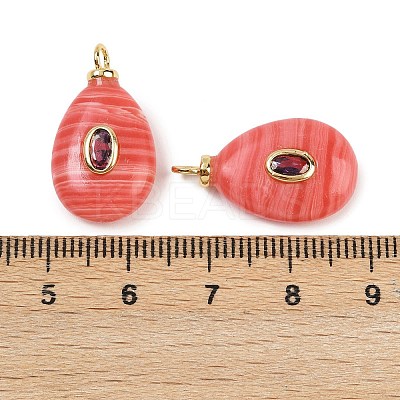 Natural & Synthetic Mixed Gemstone Pendants KK-B157-42-1