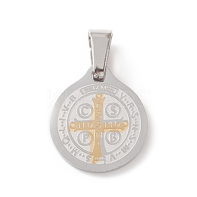 304 Stainless Steel Pendants X-STAS-D034-01-1