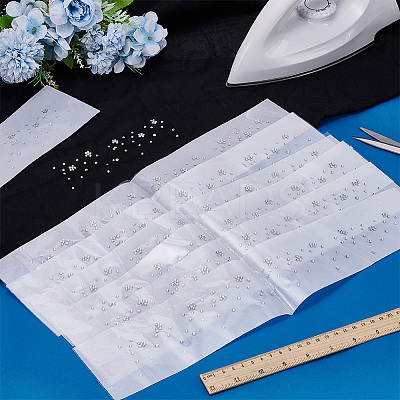 7Pcs Glass Hotfix Rhinestone DIY-FG0001-42C-1