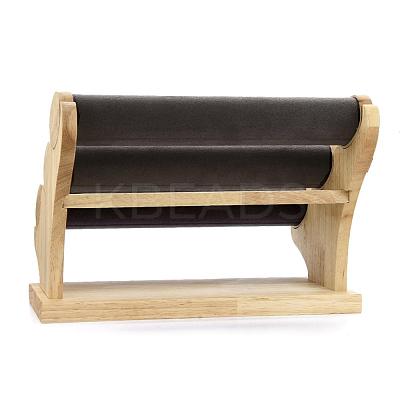 3-Tier Microfiber Cloth Bar Bracelet Holder Stand BDIS-I002-01B-1